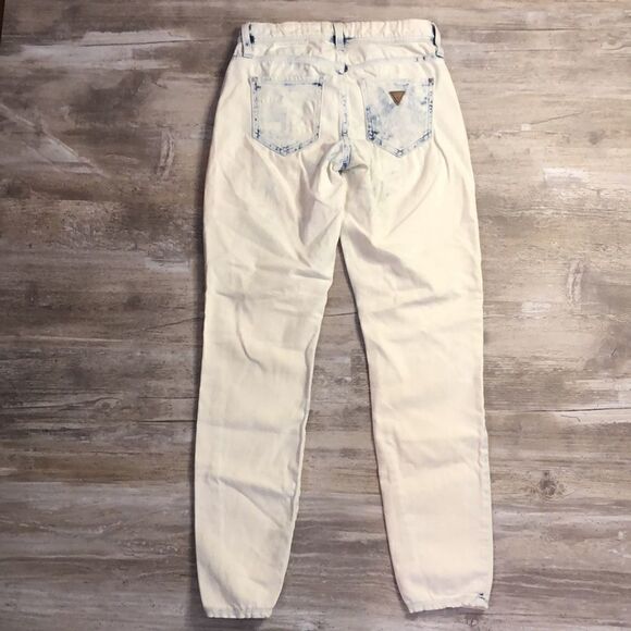 Guess Jeans Low Rise Skinny Whitewashed Womens Size 24 - Picture 5 of 7